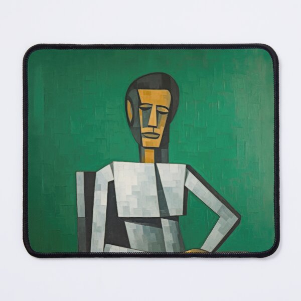 Item preview, Cubist Woman in Wooden Chair designed and sold by YoPedro.