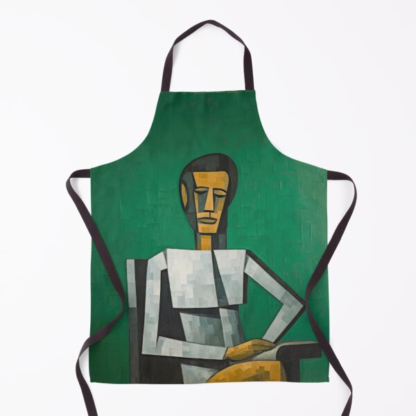 Item preview, Cubist Woman in Wooden Chair designed and sold by YoPedro.