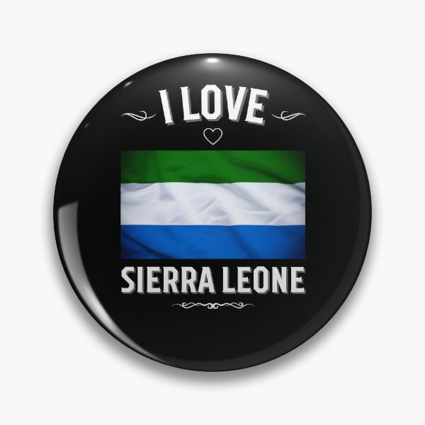 Aperçu de l'œuvre J'aime la Sierra Léone créée et vendue par LoveMyRoots.