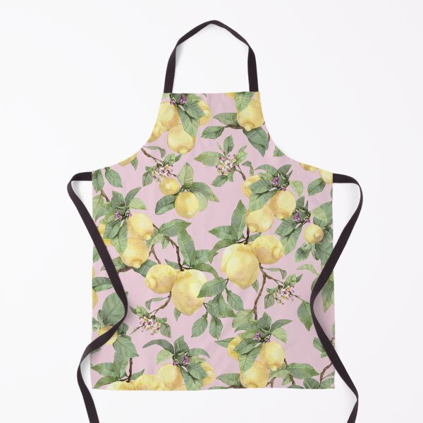 Item preview, Watercolor lemon drawing on pink designed and sold by orsinha.
