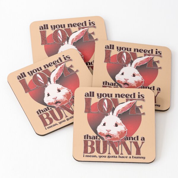 Item preview, All You Need is Love and You Gotta Have a Bunny Funny Pet Lover Quote designed and sold by CRHPOD20.