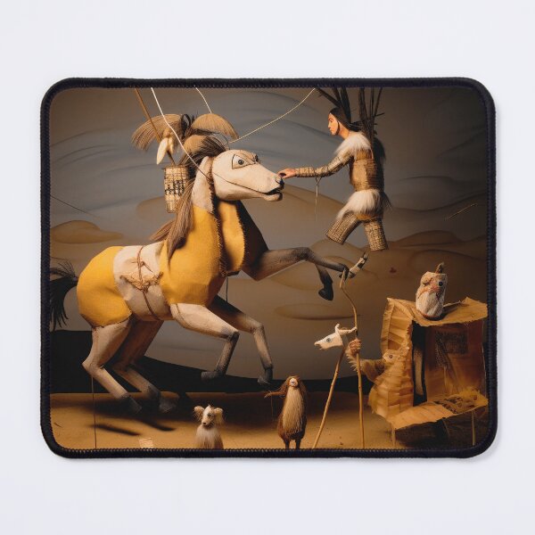 Item preview, Diorama of a Native Martian and Horse designed and sold by Peter LOPEZ.