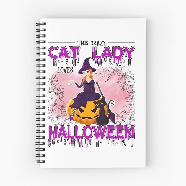 Item preview, This Crazy Cat Lady Loves Halloween - Cool Gifts For Halloween by FanityPrints designed and sold by FanityPrints.