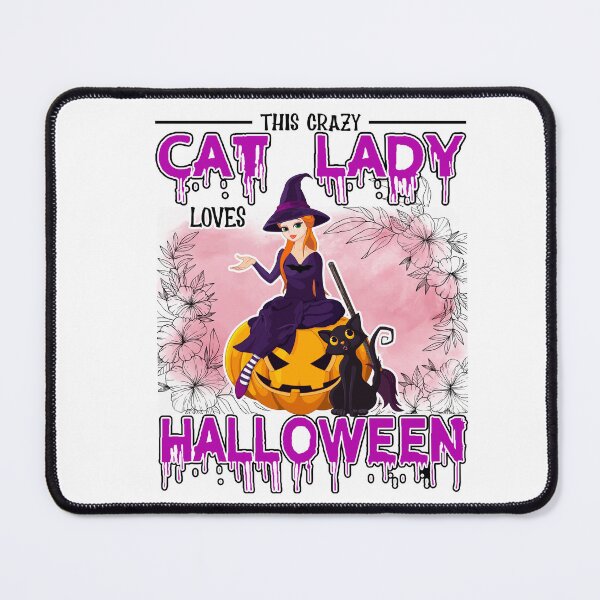 Item preview, This Crazy Cat Lady Loves Halloween - Cool Gifts For Halloween by FanityPrints designed and sold by FanityPrints.