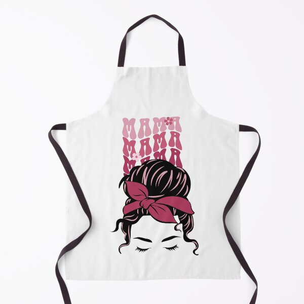 Item preview, MAMA with the Messy Bun' t-shirt, MAMA Messybun Tshirt, momlife messy bun Tshirt,  designed and sold by BVTrendhub.