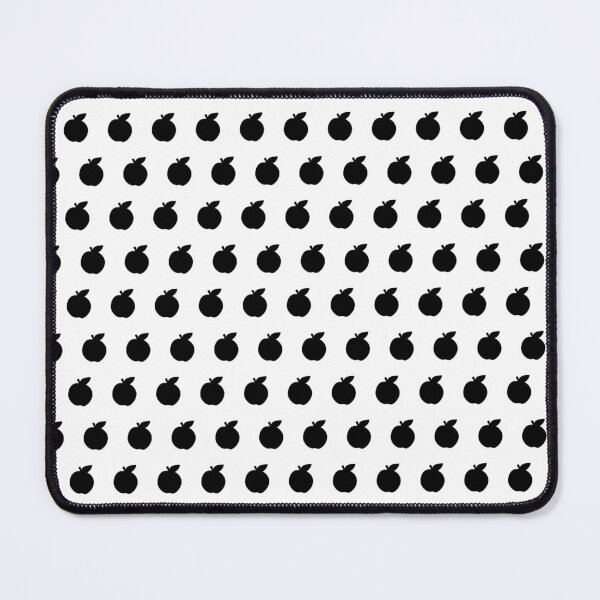 Item preview, Black and White Apple Pattern designed and sold by morgenbaer.