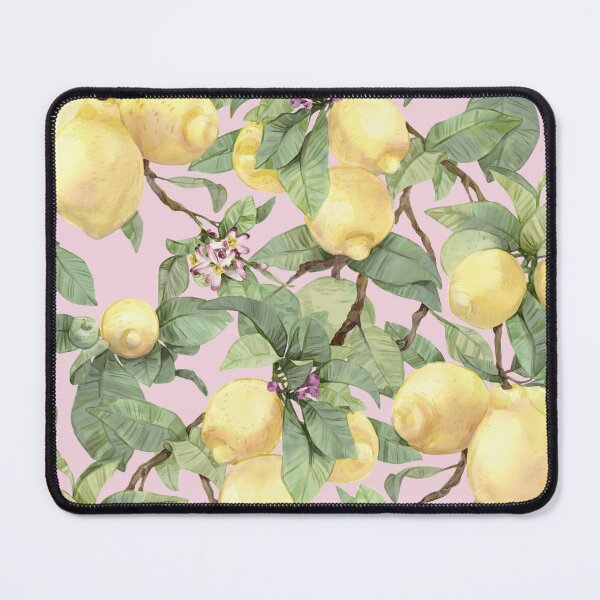 Artikelvorschau, Aquarell große Zitrone auf Rosa entworfen und verkauft von orsinha.