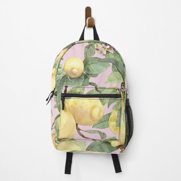 Item preview, Watercolor big lemon on pink designed and sold by orsinha.