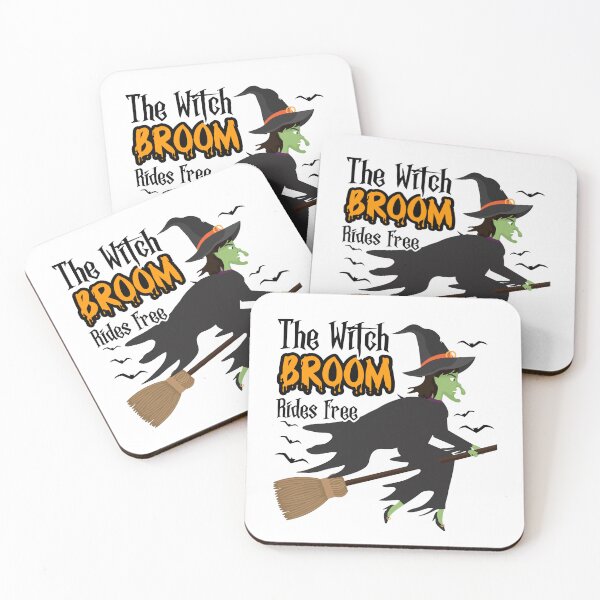 Item preview, The Witch Broom Rides Free - Cool Gifts For Halloween by FanityPrints designed and sold by FanityPrints.