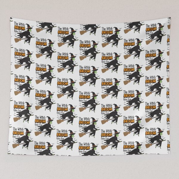 Item preview, The Witch Broom Rides Free - Cool Gifts For Halloween by FanityPrints designed and sold by FanityPrints.
