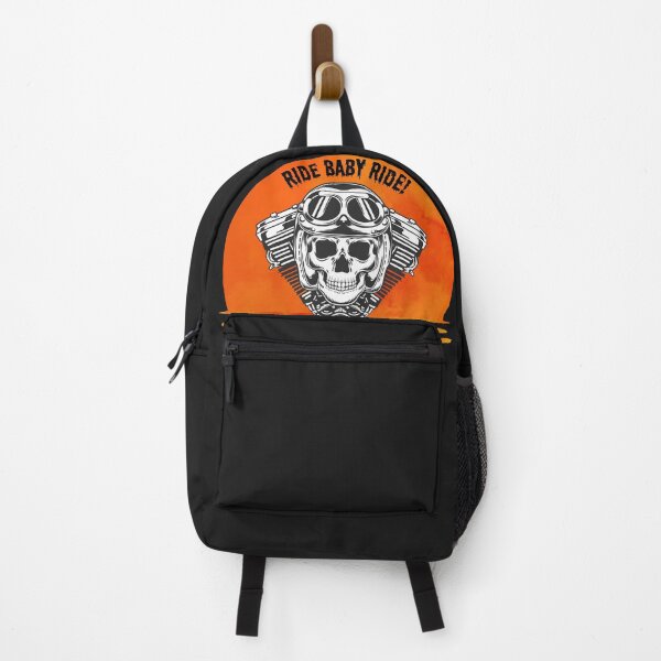 Item preview, Ride baby ride motorcycle skeleton Halloween designed and sold by Janetlousart.