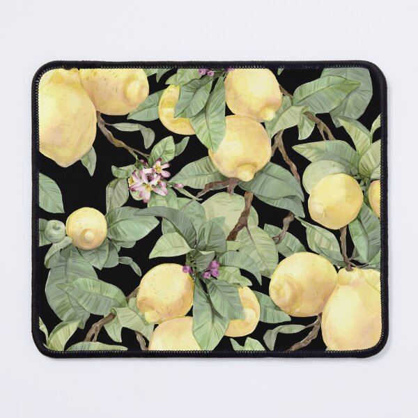 Item preview, Watercolor big lemon on black designed and sold by orsinha.