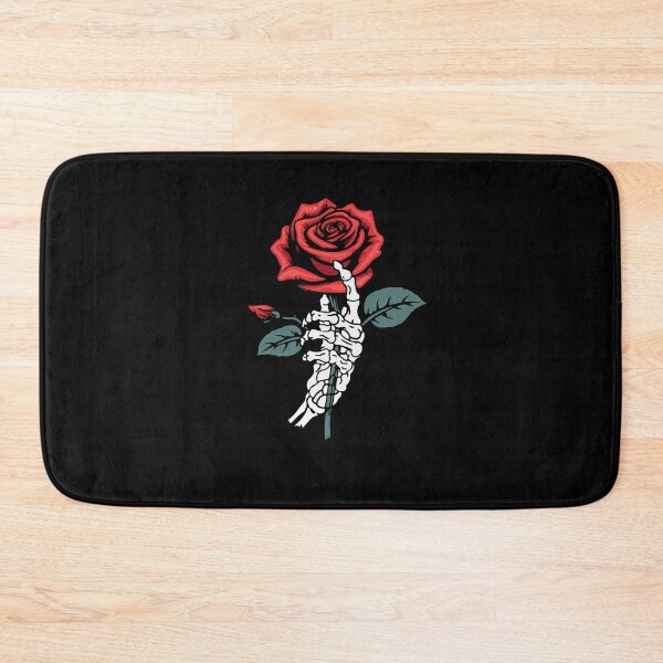 Item preview, Rose Skeleton Skull Hand Red Flower Rose Men Women Kids designed and sold by ZANNIX.