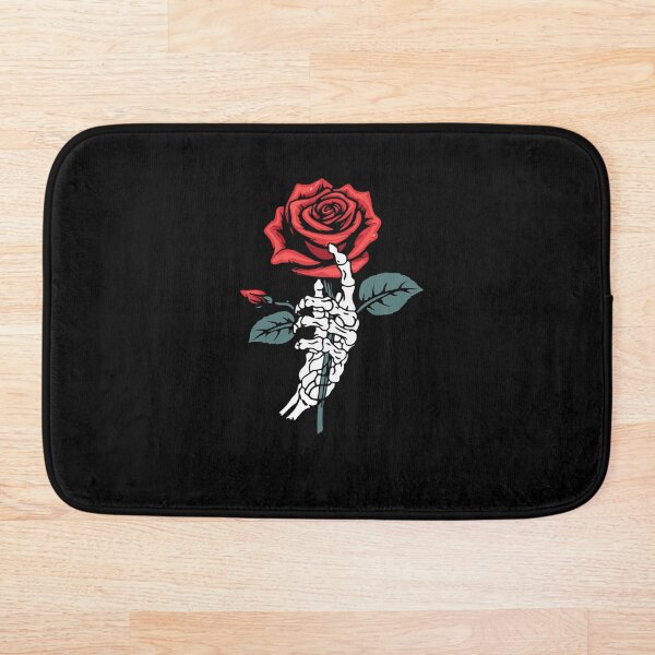 Item preview, Rose Skeleton Skull Hand Red Flower Rose Men Women Kids designed and sold by ZANNIX.
