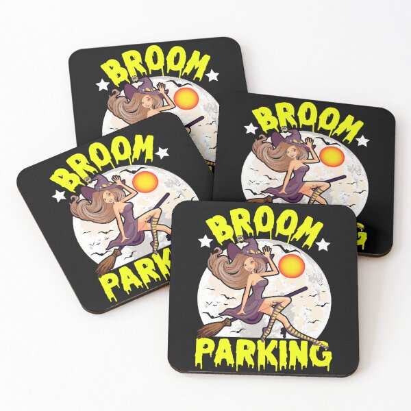 Item preview, Broom Parking - Cool Gifts For Halloween by FanityPrints designed and sold by FanityPrints.