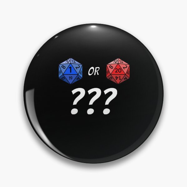 Item preview, Blue or Red? Choose Your Fate Dice - RPG & Matrix Crossover designed and sold by Zanda-Nerd-Shop.