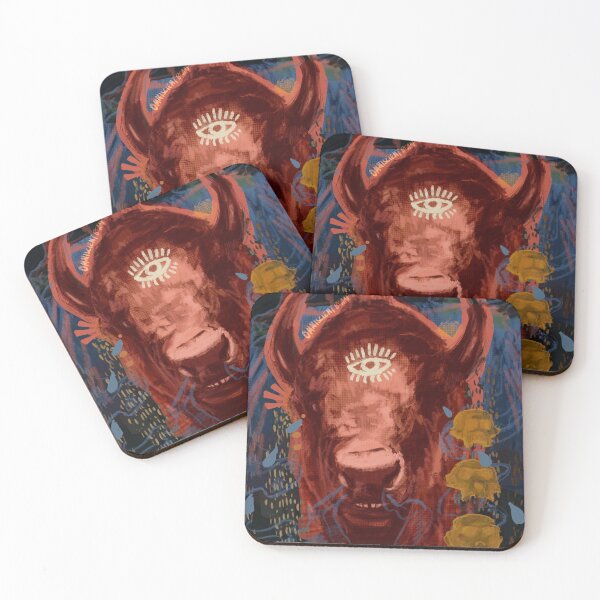 Item preview, Omniscient Bean: The All-Seeing Bison  designed and sold by artofgav.