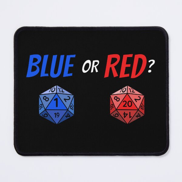Item preview, Blue or Red? Choose Your Fate Dice - RPG & Matrix Crossover designed and sold by Zanda-Nerd-Shop.