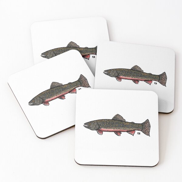 Item preview, Brook Trout Illustration designed and sold by bellavanceink.