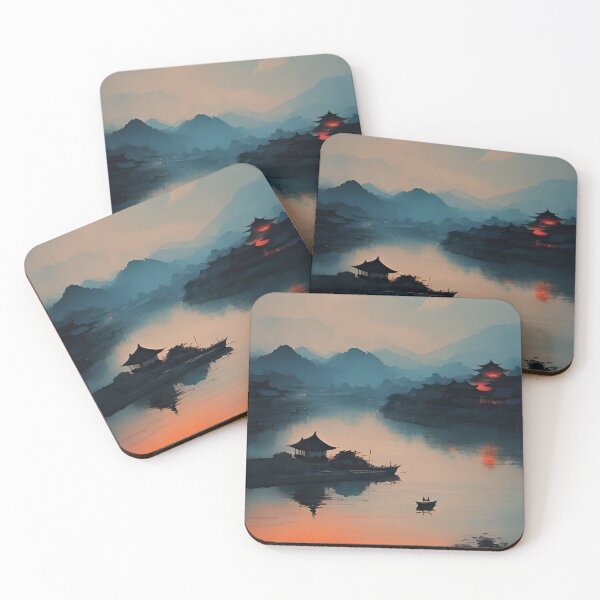 Item preview, Quiet Lake at Sunset designed and sold by I-A-Troy.