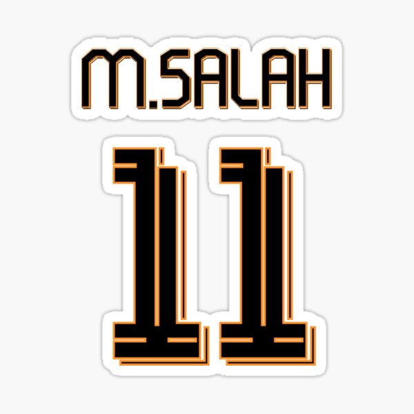 Mohamed Salah 2021 Jersey Sticker for Sale by Zgjimi17