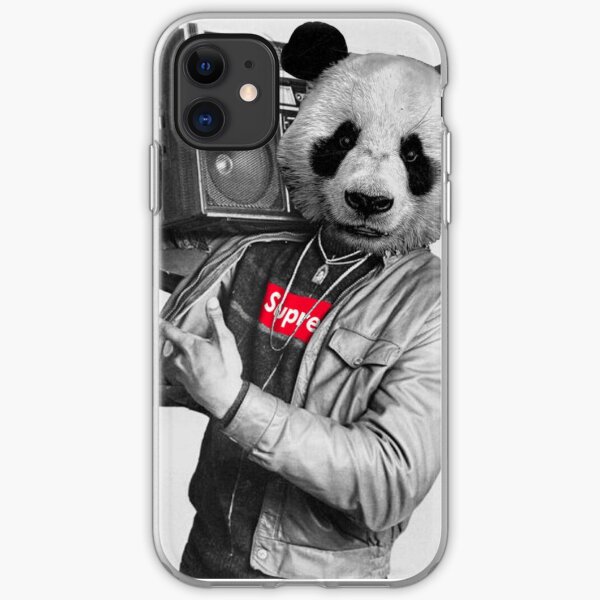 Panda Hip Hop Coque souple iPhone