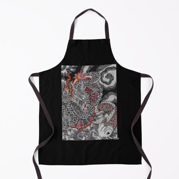 Item preview, Dragon and koi fish designed and sold by xwkmtkvq33.