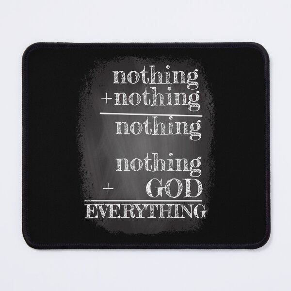 Item preview, Nothing plus God equals Everything: In the beginning God (Genesis 1:1) designed and sold by Nange and Gabe.