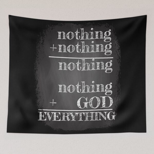 Item preview, Nothing plus God equals Everything: In the beginning God (Genesis 1:1) designed and sold by Nange and Gabe.