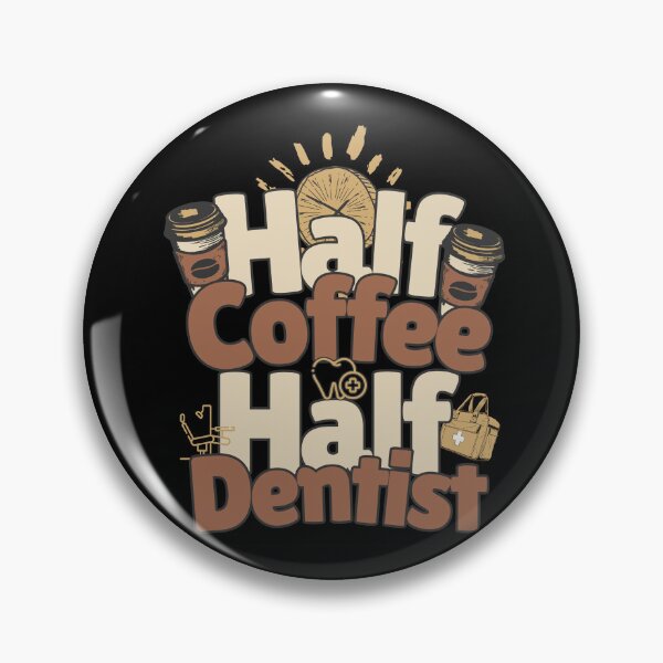 Item preview, Half-coffee, half-dentist. Perfect dentist gift. designed and sold by Zandalus.