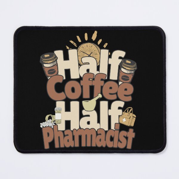 Item preview, Half-coffee, half-pharmacist. Perfect pharmacist gift. designed and sold by Zandalus.