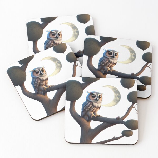 Item preview, Adorable Owl's Moonwatch designed and sold by positivVibesArt.