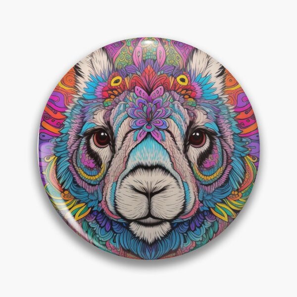 Item preview, Crazy rainbow Lama designed and sold by JetShoppers.