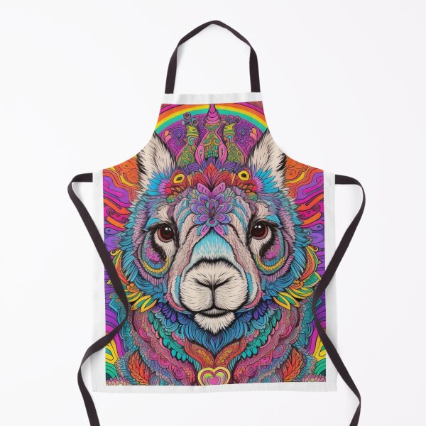 Item preview, Crazy rainbow Lama designed and sold by JetShoppers.
