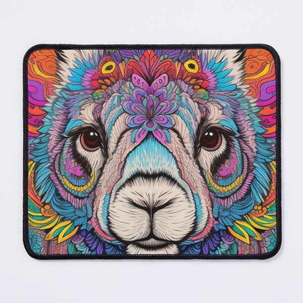 Item preview, Crazy rainbow Lama designed and sold by JetShoppers.