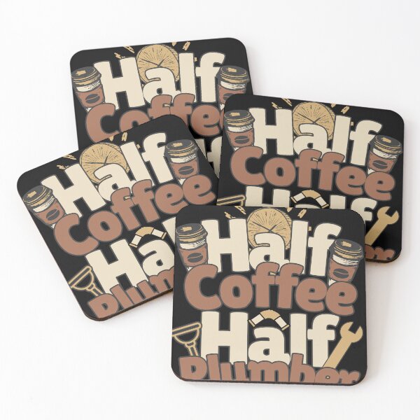 Item preview, Half-coffee, half-plumber. Perfect plumber gift. designed and sold by Zandalus.