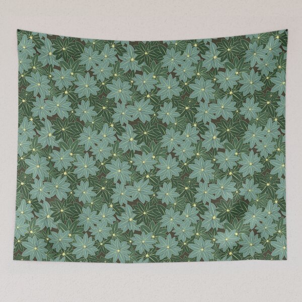 Item preview, Rhododendron Leaves on Soft Brown Repeat 5748 designed and sold by Art in My Loft.