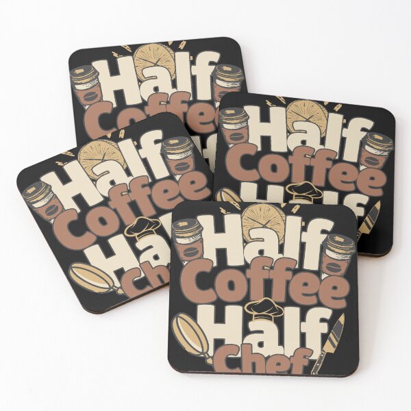 Item preview, Half-coffee, half-chef. Perfect chef gift. designed and sold by Zandalus.