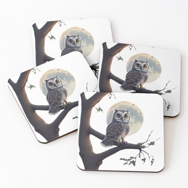Item preview, Adorable Owl's Moonwatch - II designed and sold by positivVibesArt.
