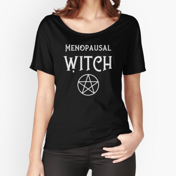 Item preview, Menopausal with Pentacle Cheeky Witch® designed and sold by cheekywitch.