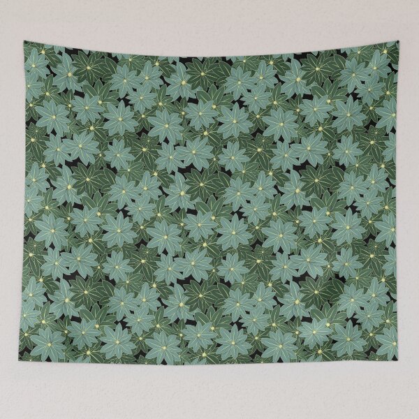 Item preview, Rhododendron Leaves on Black Repeat 5748 designed and sold by Art in My Loft.