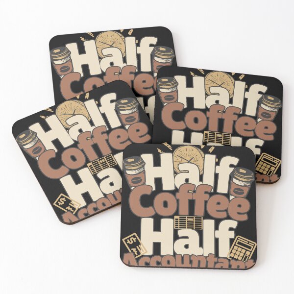 Item preview, Half-coffee, half-accountant. Perfect accountant gift. designed and sold by Zandalus.