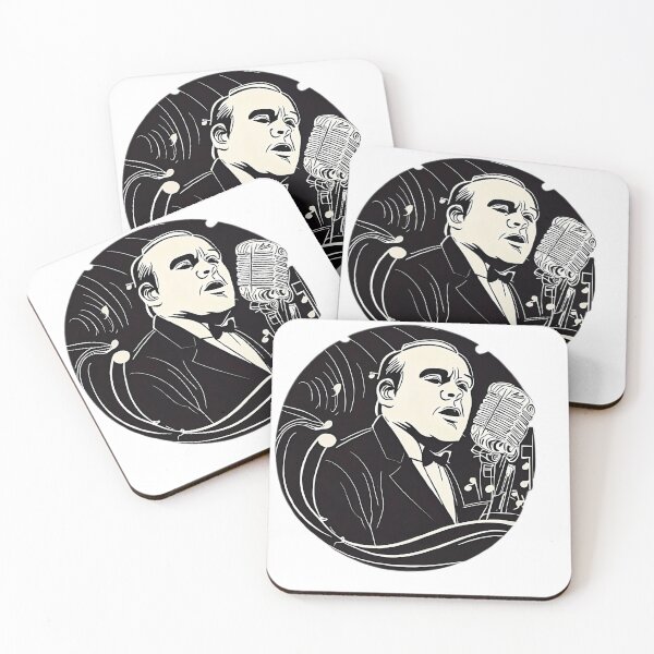 Item preview, Enrico Caruso Aesthetic Singing B&W designed and sold by MinimalistHaven.
