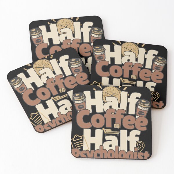 Item preview, Half-coffee, half-psychologist. Perfect psychologist gift. designed and sold by Zandalus.