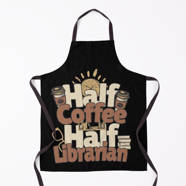 Item preview, Half-coffee, half-librarian. Perfect librarian gift. designed and sold by Zandalus.