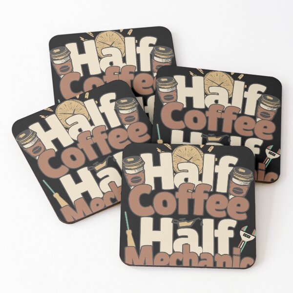 Item preview, Half-coffee, half-mechanic. Perfect mechanic gift. designed and sold by Zandalus.