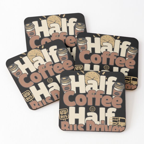 Item preview, Half-coffee, half-bus driver. Perfect bus driver gift. designed and sold by Zandalus.