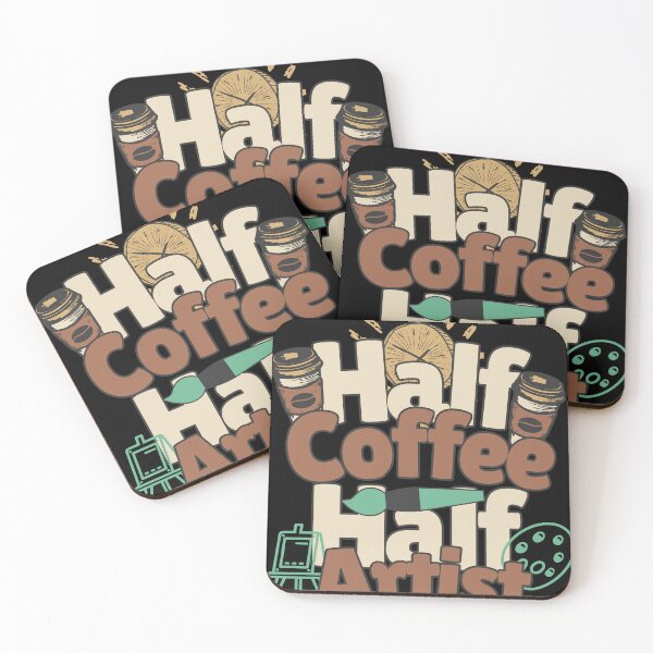 Item preview, Half-coffee, half-artist. Perfect artist gift. designed and sold by Zandalus.
