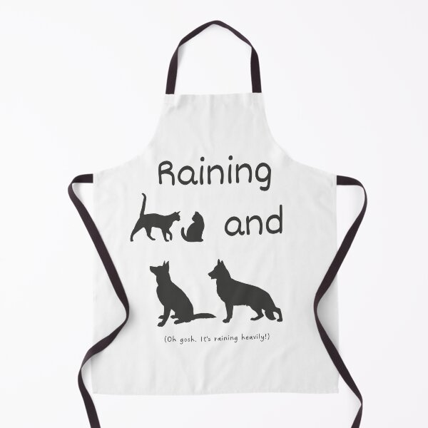 Item preview, Raining cats and dogs idiom (dark grey) designed and sold by Idioms4u.