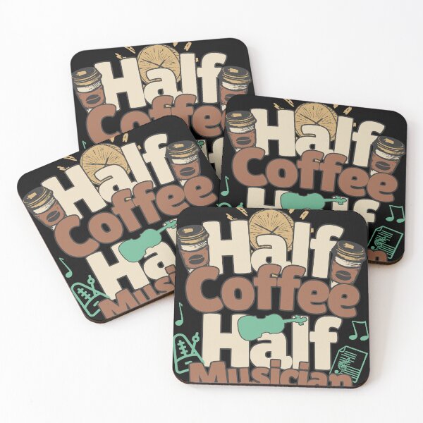 Item preview, Half-coffee, half-musician. Perfect musician gift. designed and sold by Zandalus.